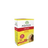 Box  of  Aquilea  Uri  SOS  Capsules  by  Aquilea,  a  dietary  supplement  indicated  for  the  treatment  of  urinary  infections.