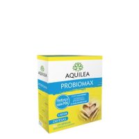 Box  of  Aquilea  Probiomax  Capsules  by  Aquilea,  a  food  supplement  indicated  for  regulating  the  intestine  and  balancing  intestinal  flora.