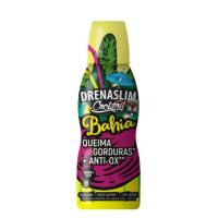 Bottle  of  Drenaslim  Bahia  by  Drenaslim,  an  oral  solution  indicated  for  burning  fat  and  promoting  weight  loss.