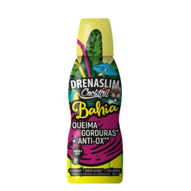 6343616-drenaslimbahia450ml.jpg Bottle of Drenaslim Bahia by Drenaslim, an oral solution indicated for burning fat and promoting weight loss.