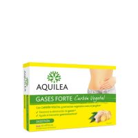 Box  of  Aquilea  Strong  Gases  Capsules  by  Aquilea,  a  food  supplement  indicated  for  the  elimination  of  gastrointestinal  gases.