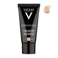 Bottle  of  Vichy  Dermablend  Fluid  Corrective  Foundation  by  Vichy,  a  fluid  foundation  indicated  for  covering  imperfections.