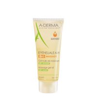 Product  container  of  A-Derma  Epitheliale  AH  Duo  Massage  Gel-Oil  by  A-Derma,  a  gel-oil  indicated  for  skin  healing  and  reducing  marks.