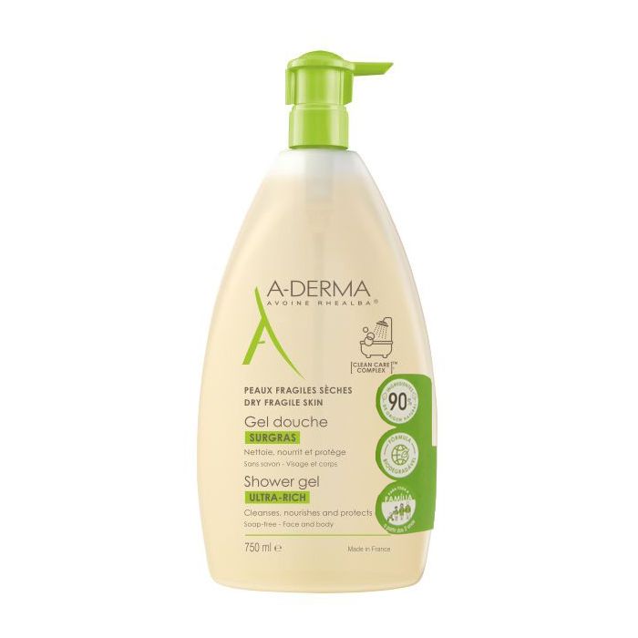 adermagelduche750ml.jpg A-Derma Gel Ultra Rich Shower 750ml - 画像 (1)