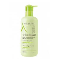 Bottle  of  A-Derma  XeraConfort  Nourishing  Shower  Cream  by  A-Derma,  a  shower  cream  indicated  for  extreme  skin  dryness.