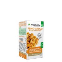 Box  of  Arkocápsulas  Fenugreek  BIO  Capsules  by  Arkopharma,  a  capsule  supplement  indicated  for  increasing  appetite.