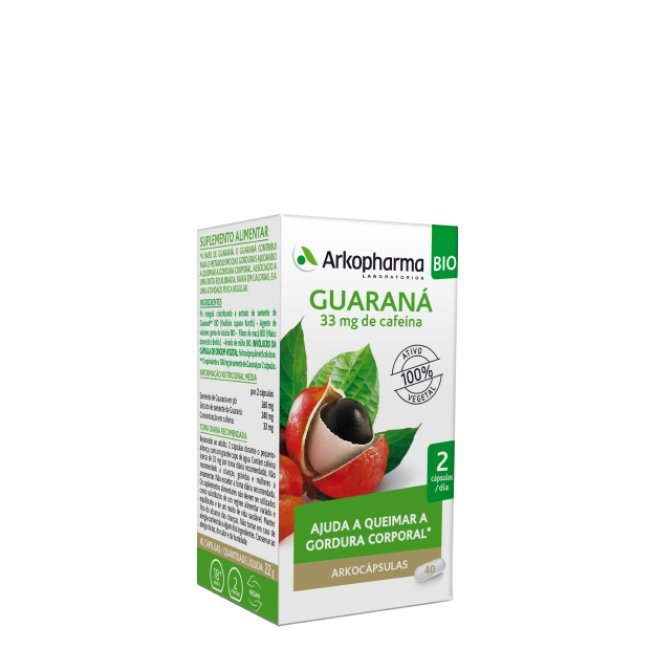 arkocapsulas-guarana.jpg Arkocápsulas Guaraná BIO Cápsulas x40 - Image 1