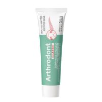 Tube  of  Arthrodont  Classic  Toothpaste  by  Arthrodont,  a  toothpaste  indicated  for  irritated  and  bleeding  gums.