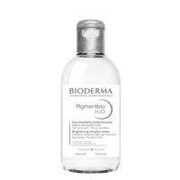 Bottle  of  Bioderma  Pigmentbio  H2O  Micellar  Water  by  Bioderma,  a  micellar  solution  indicated  for  cleaning  and  brightening  spotted  skin.