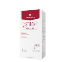 Box  of  Cistitone  Forte  BD  Anti-Hair  Loss  Capsules  by  Cistitone,  a  food  supplement  indicated  for  reducing  hair  loss  and  strengthening  nails.