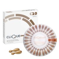 Box  of  Clique  One  C10  by  Clique  One,  anti-aging  ampoules  indicated  for  fighting  wrinkles  and  restoring  skin  radiance.
