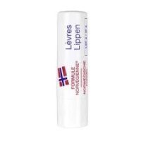 Product  container  of  Neutrogena  Lip  Stick  SPF  5  by  Neutrogena,  a  moisturizing  stick  indicated  for  repairing  chapped  lips.