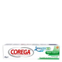 Tube  of  Corega  Cream  Fixer  No  Flavor  by  Corega,  a  fixative  cream  indicated  for  strong  and  long  lasting  dental  prosthesis  fixation.