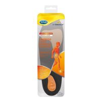 Product  container  of  Dr  Scholl’s  Pain  Relief  Orthotics  for  Lower  Back  Pain  by  Dr  Scholl,  gel  insoles  for  lower  back  pain  relief.