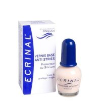 Bottle  of  Ecrinal  Flexible  Base  Coat  by  Ecrinal,  a  base  enamel  indicated  for  repairing  and  protecting  fragile  nails.