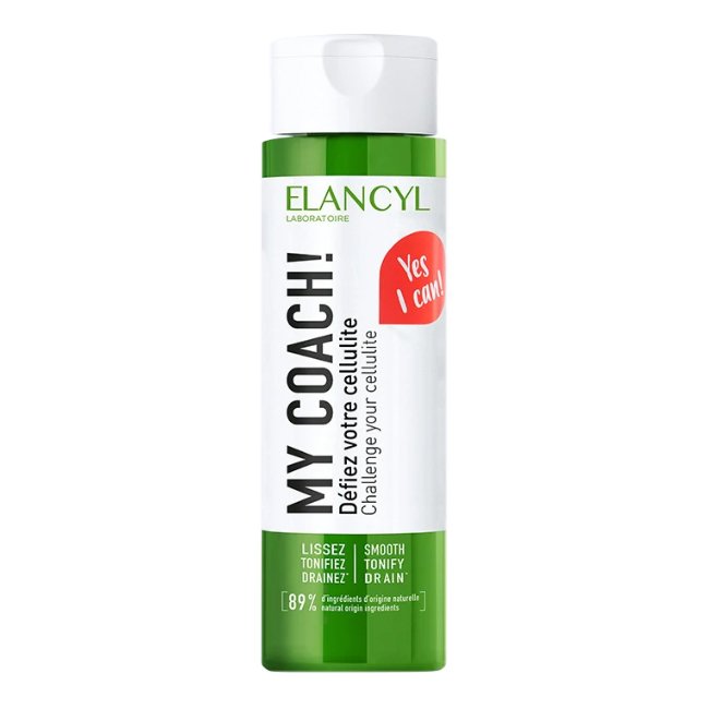 elancylmycoachanticelulite.jpg Product container of Elancyl My Coach Anti-Cellulite Concentrate by Elancyl, a concentrate indicated for cellulite.