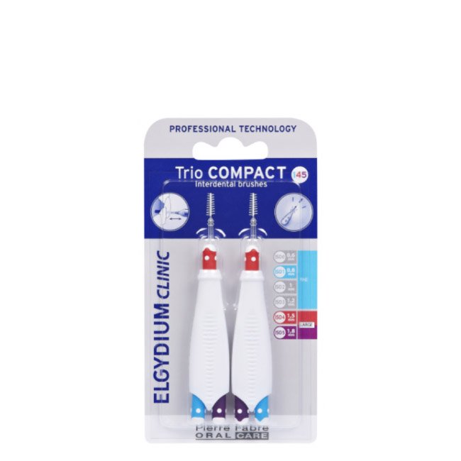elgydiumclinictriocompact.jpg Elgydium Clinic Escovilhões Largos Trio Compact 2unid - Image 1