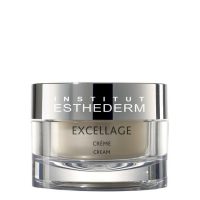 Jar  of  Esthederm  Excellage  Redensifying  Illuminator  Cream  by  Esthederm,  a  creamy  care  indicated  for  nourishing  and  repairing  mature  skin.