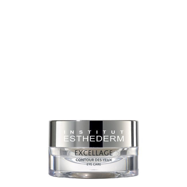 esthedermexcellageolhos.jpg Tube of Esthederm Excellage Eye Cream by Esthederm, a silky eye cream indicated for redensifying and illuminating the eye contour.