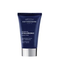Jar  of  Esthederm  Intensive  Hyaluronic  Intense  Dehydration  Mask  by  Esthederm,  a  rich  mask  indicated  for  skin  rehydration.