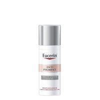 Product  container  of  Anti-Pigment  Night  Cream  by  Eucerin,  a  night  cream  indicated  for  moisturizing  and  correcting  dark  spots.