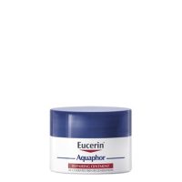 Jar  of  Aquaphor  ointment  Reconstructive  by  Eucerin,  an  ointment  indicated  for  moisturizing  and  repairing  dry  or  irritated  skin.