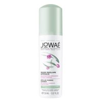 Bottle  of  Jowaé  Micellar  Foaming  Cleanser  by  Jowaé,  a  mousse  texture  cleanser  indicated  for  removing  makeup  and  purifying  skin.