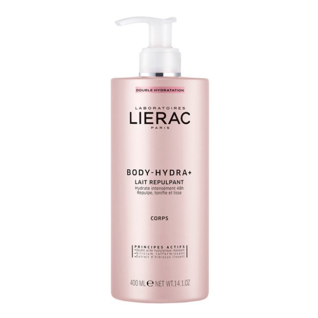 lieracbodyhydra_leite400.jpg Bottle of Lierac Body-Hydra