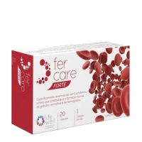 Box  of  LifeWell  FerCare  Forte  Capsules  by  LifeWell,  a  supplement  indicated  for  improving  iron  absorption  in  the  body.