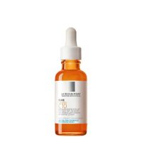 Bottle  of  La  Roche  Posay  Pure  Vitamin  C10  Anti-Wrinkle  Renovating  Serum  by  La  Roche  Posay,  a  serum  indicated  for  wrinkles.