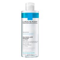Bottle  of  La  Roche  Posay  Ultra  Oil-Infused  Micellar  Water  by  La  Roche  Posay,  a  biphasic  solution  indicated  for  purifying  the  skin.