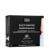 Box  of  Martiderm  Black  Diamond  Epigence  Optima  by  Martiderm,  an  anti-aging  serum  indicated  for  skin  regeneration.