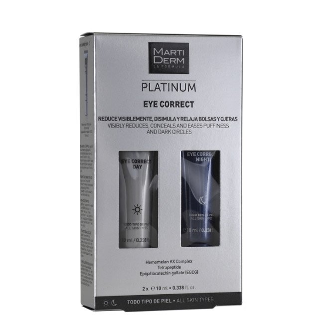 martidermplatinumeyecorrect.jpg マルティダーム プラチナム アイコレクト デイ&ナイトキット 2x10ml - 画像 (1)