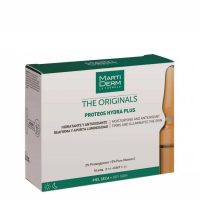 Box  of  Martiderm  The  Originals  Protos  Hydra  Plus  Ampoules  by  Martiderm,  a  fluid  treatment  indicated  for  intense  hydration.