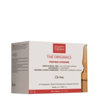Box  of  Martiderm  The  Originals  Proteos  Liposome  by  Martiderm,  a  fluid  treatment  indicated  for  anti-aging  and  hydration.
