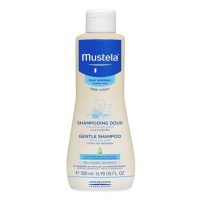 Bottle  of  Mustela  Baby  Gentle  Shampoo  by  Mustela,  a  mild  shampoo  indicated  for  cleansing  baby  fine  and  delicate  hair.
