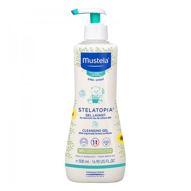 mustelastelatopiagellavante500ml.jpg ムステラ ステラトピア クレンジングジェル 500ml - 画像 (1)