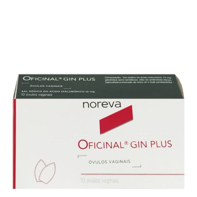 norevaoficinalginplusovulos.jpg Box of Oficinal Gin Plus Vaginal Ovules by Oficinal, a vaginal ovule indicated for treating atrophy and vaginal dryness.