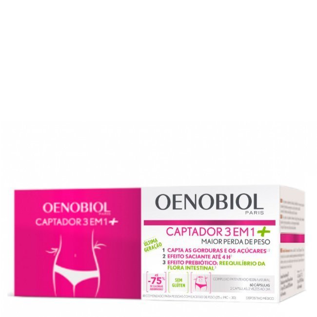 oenobiolcaptador3em1duo.jpg Oenobiol Captador 3-em-1 + Duo Cápsulas Preço Especial 2x60unid - Image 1