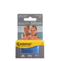 Box  of  Ohropax  Silicon  Earplugs  by  Ohropax,  silicone  plugs  indicated  for  protection  against  noise,  water  and  wind.