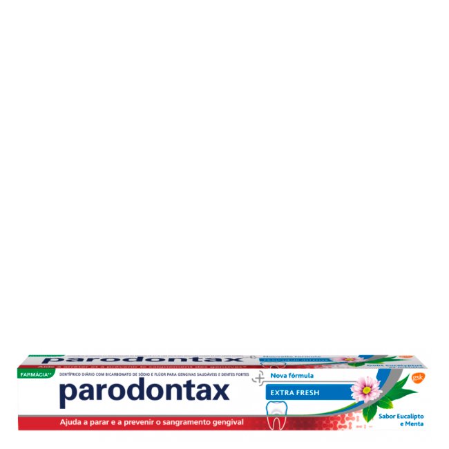 parodontaxextrafreshpastadentes.jpg パロドンタックス エクストラフレッシュ歯磨き粉 ニューフォーミュラ 75ml - 画像 (1)