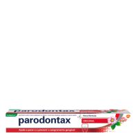 Tube  of  Parodontax  Original  Sensitive  Gum  Toothpaste  by  Parodontax,  a  smooth  toothpaste  indicated  for  sensitive  gums  and  bleeding.