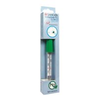 Product  container  of  Sangool  Gallium  Thermometer  Large  Scale  by  Sangool,  a  medical  device  indicated  for  body  temperature  measurement.
