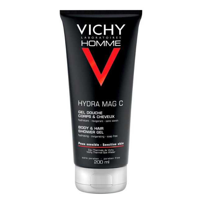 vichyhommehydramagcgel.jpg ヴィシーオム イドラ マグ C ボディ&ヘア シャワージェル 200ml - 画像 (1)