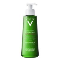 Bottle  of  Vichy  Normaderm  Phytosolution  Purifying  Cleansing  Gel  by  Vichy,  a  cleansing  gel  indicated  for  oily  and  acne-prone  skin.