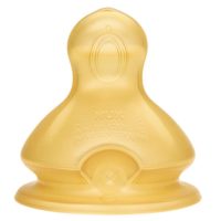 Box  of  Nuk  First  Choice  T2  L  Latex  by  Nuk,  a  latex  teat  indicated  for  babies  from  6  months  to  reduce  colic  and  hiccups.