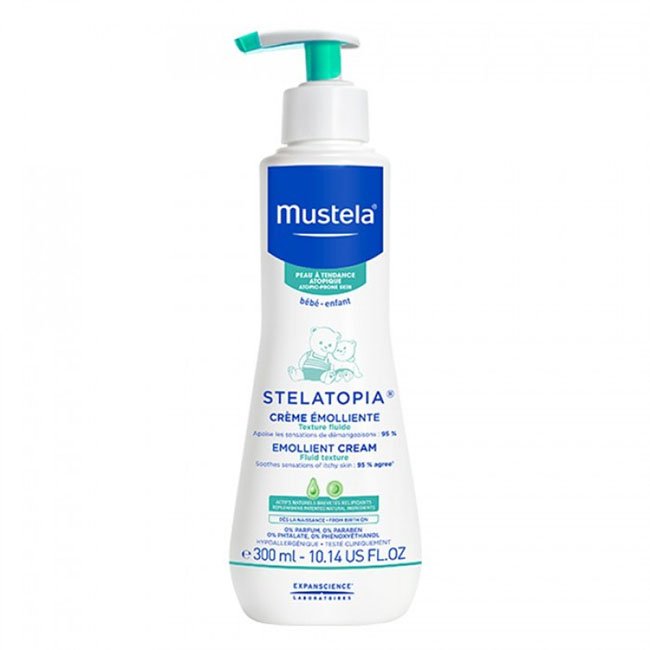 6974220 Mustela Stelatopia Creme Emoliente Textura Fluida 300ml