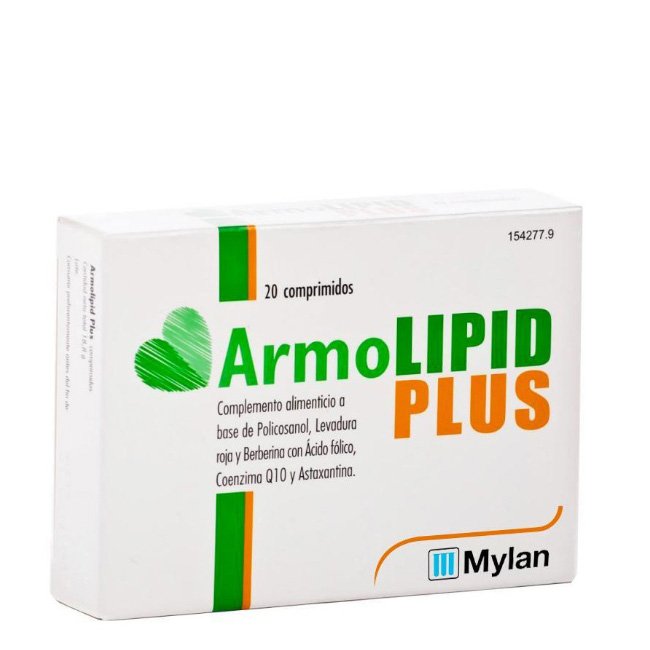 7394239-armolipid-plus-comprimidos Box of Armolipid Plus Tablets by Armolipid, a tablet supplement indicated for maintaining healthy cholesterol levels.