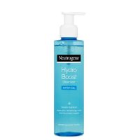 Bottle  of  Neutrogena  Hydro  Boost  Gel  Cleansing  Water  by  Neutrogena,  a  water  gel  indicated  for  cleansing  and  hydrating  sensitive  skin.