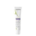 Tube of A-Derma Epitheliale AH Ultra Soothing Repairing Cream by A-Derma, a cream indicated for repairing fragile and damaged skin.